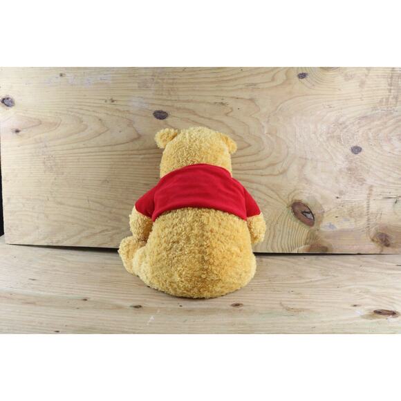 Disney Plush Winnie the Pooh Plush Lot of 3 Vintage, Minnie Piglet Beige Red - Picture 11 of 11